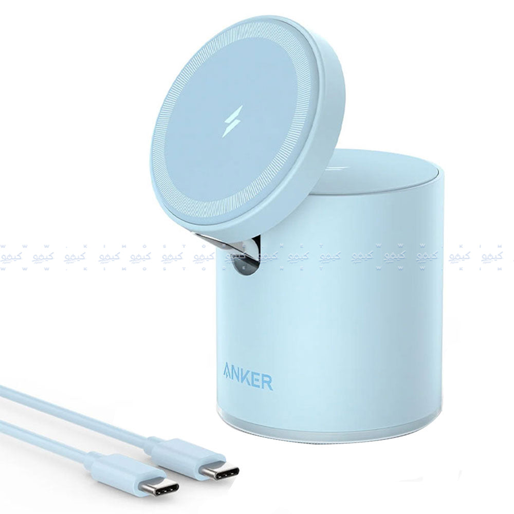 Anker 623 B2568231 2in1 MagGo Magnetic Wireless Charger 7.5W - Blue