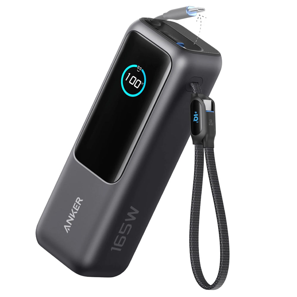 Anker A1695H11 Power Bank USB + Type-C 165W Fast Charging 25000mAh Built-In Dual Type-C Cable