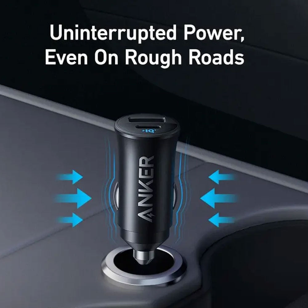 شاحن موبايل للسيارة انكر A2741H11 يو اس بي بقوة 30 وات - أسود