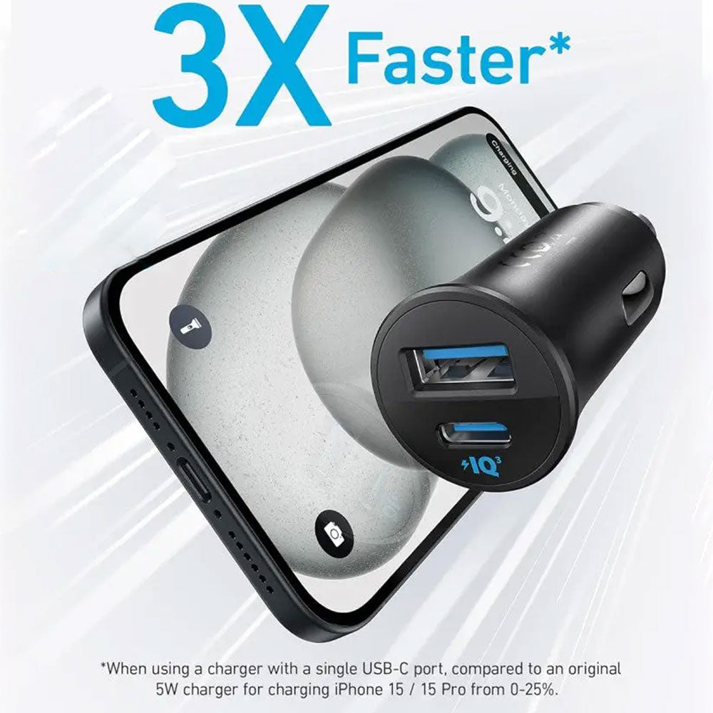 Anker A2741H11 Car Charger Type-C + USB 30W Fast Charging
