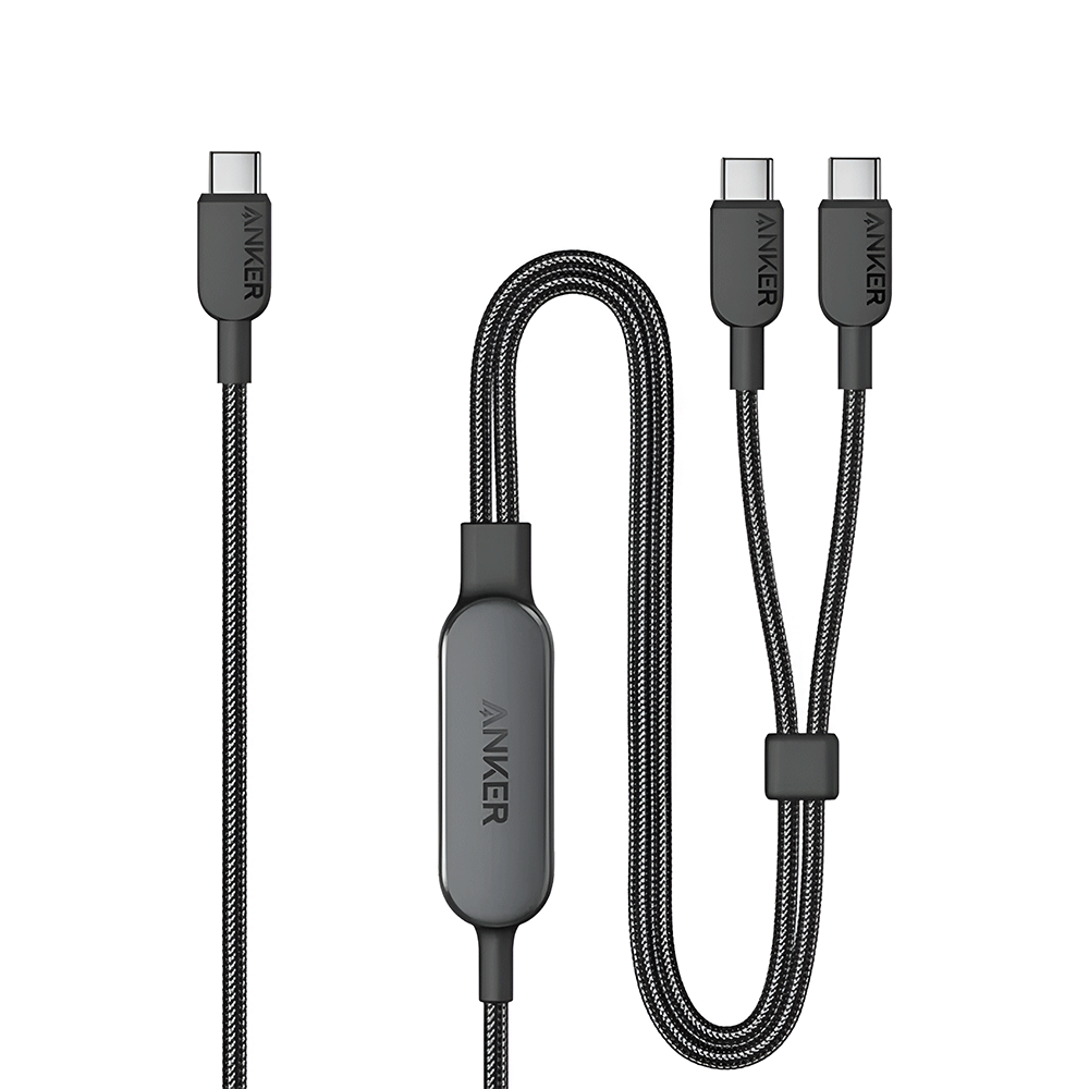 Anker A8895H11 2in1 TypeC To 2x TypeC Cable Fast Charging