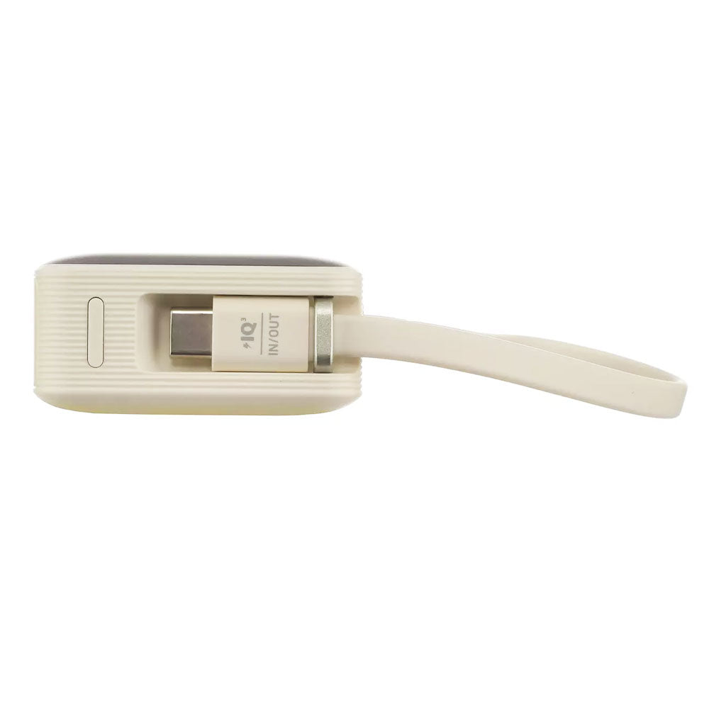 Anker Nano A1259H21 Power Bank USB + Type-C 30W 10000mAh Built-In Type-C Cable - Shell White