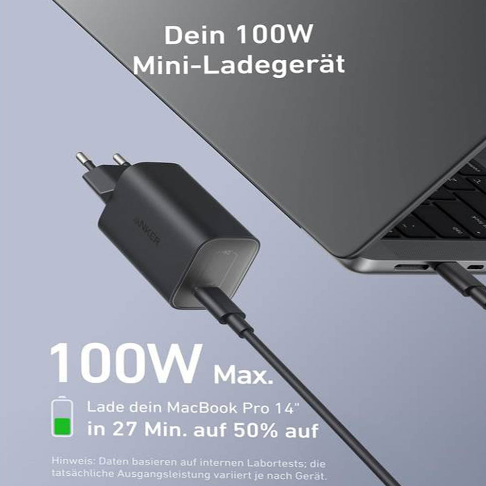 Anker Nano B2679G11 Wall Charger Type-C 100W Fast Charging - Black