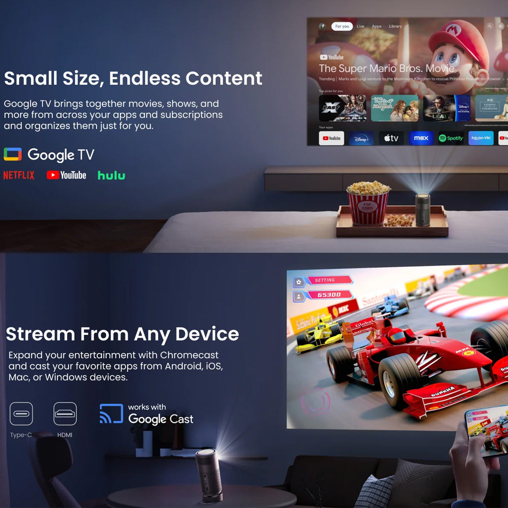 Anker Nebula Capsule Air Google TV Projector