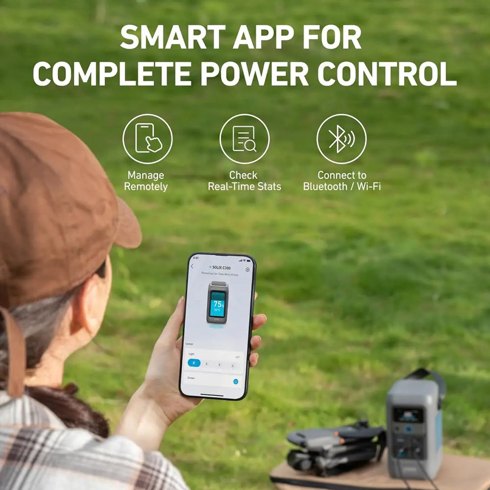 Anker SOLIX C200 Portable Power Station 192Wh 200W