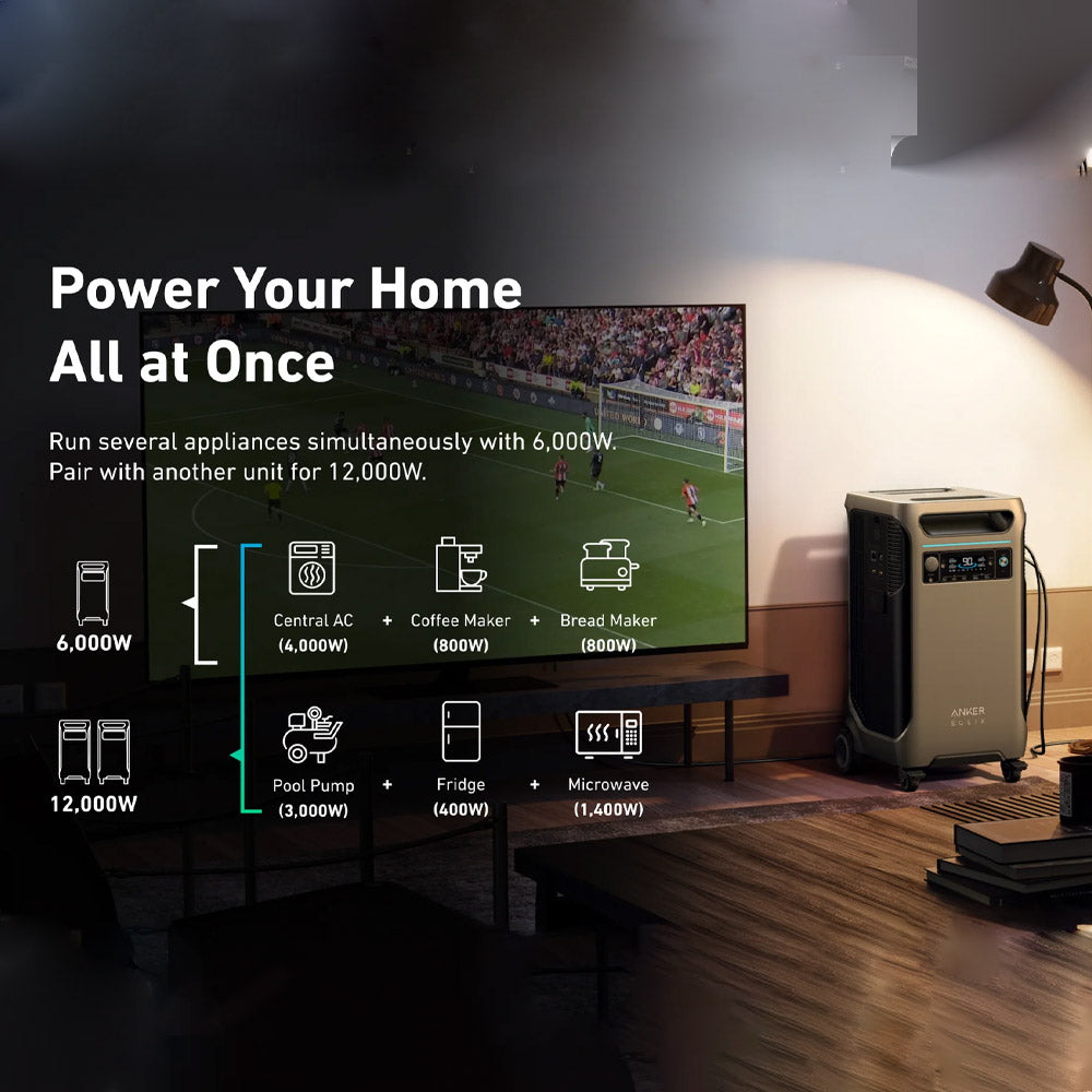 محطة طاقة متنقلة أنكر 6000 وات