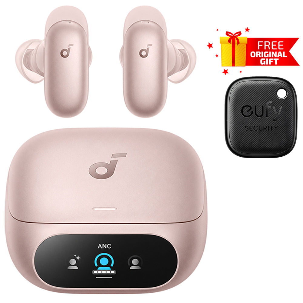 Anker Soundcore Liberty 5 Pro D1203H51 ANC Earbuds - Pink + Eufy T87B4011 SmartTrack Link