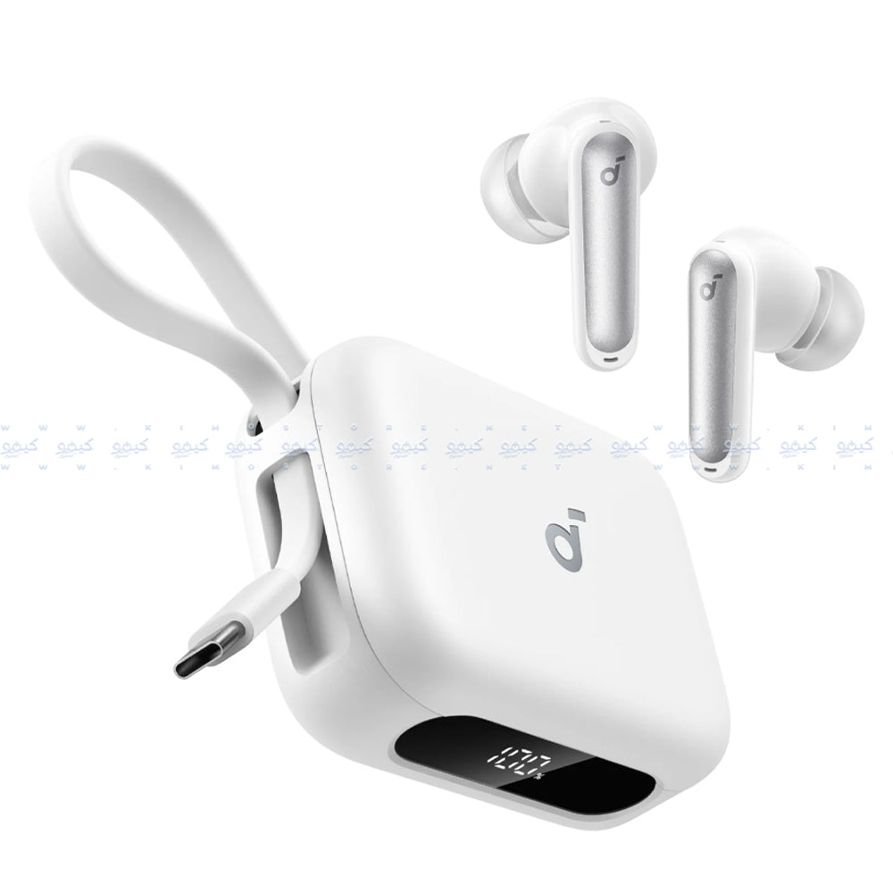 ايربادز انكر ساوند كور مع شاحن موبايل (تايب سي) P41i A3937H21 AN - أبيض