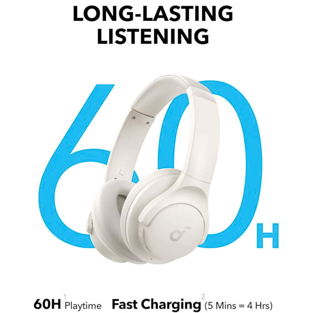 سماعة رأس بلوتوث انكر ساوند كور Q11i A3005Z21 - أبيض