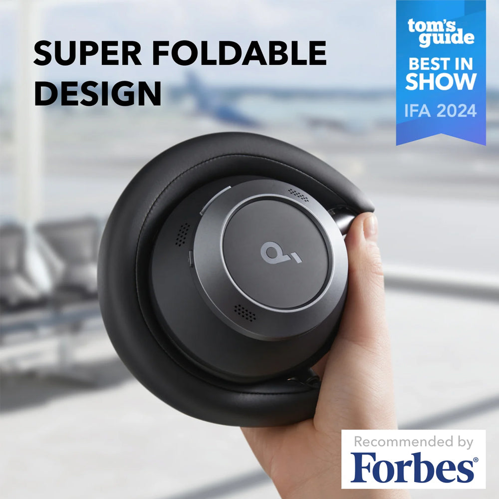 سماعة رأس بلوتوث انكر ساوند كور Space One Pro A3062H11 - أسود