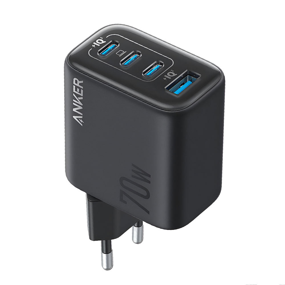 Anker Zolo B121CL11 Wall Charger 3x Type-C + USB + Type-C Cable 70W Fast Charging