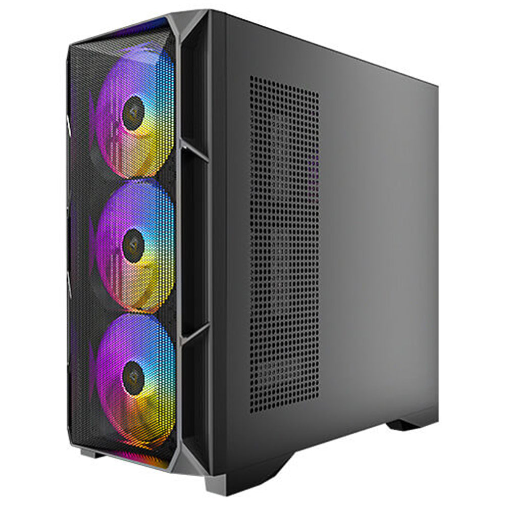 Antec AX1000 Lite ARGB Gaming Mid Tower Case + Atom B750 80 Plus Bronze Power Supply 750W