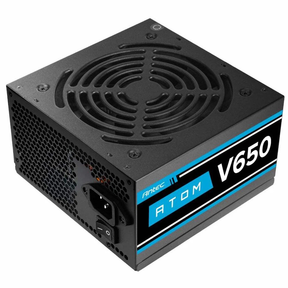 Antec AX65 ARGB Gaming Mid Tower Case + Atom V650 Power Supply 650W