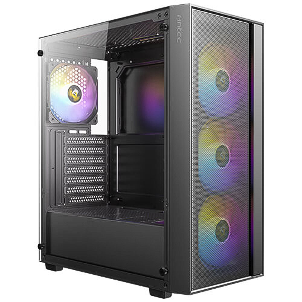 Antec AX65 ARGB Gaming Mid Tower Case + Atom V450 Power Supply 450W