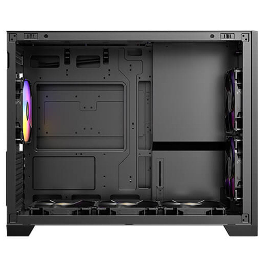 Antec FLUX M ARGB Gaming Micro Tower Case - Black