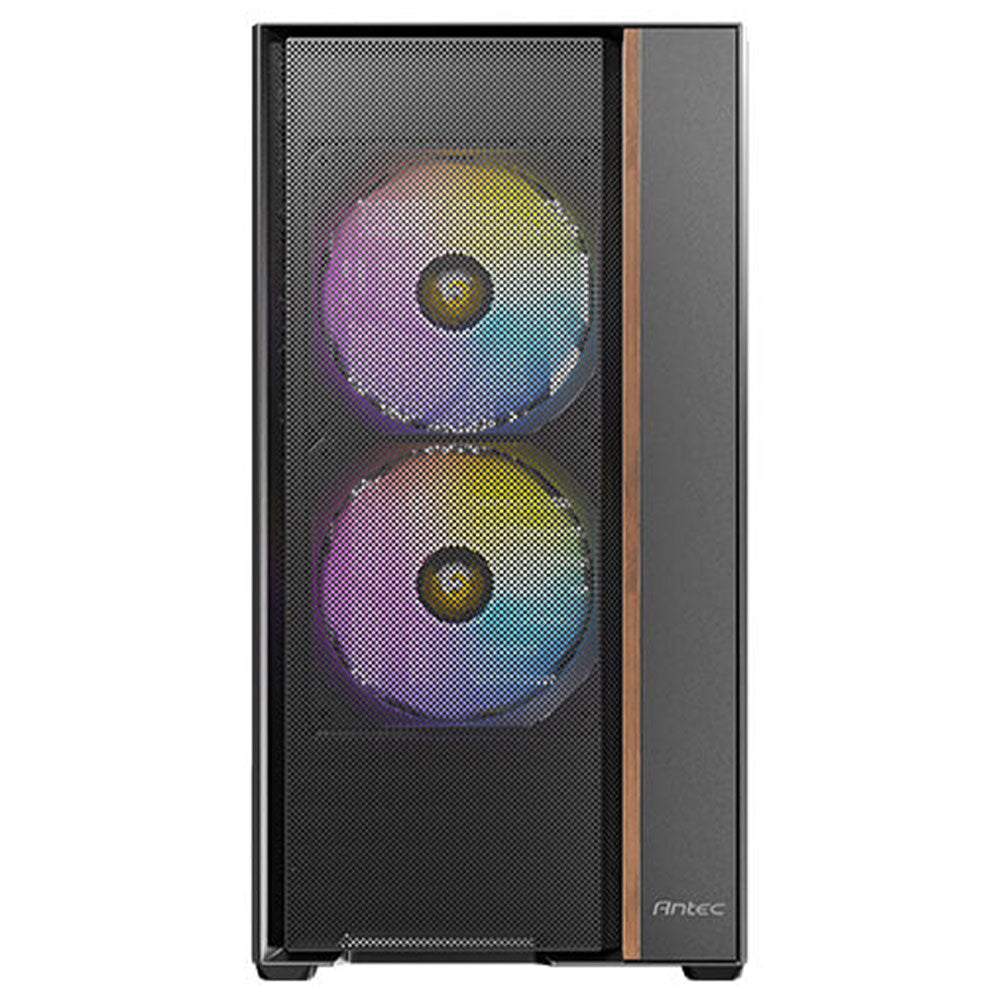 Antec FLUX REAR ARGB Gaming Mid Tower Case - Black