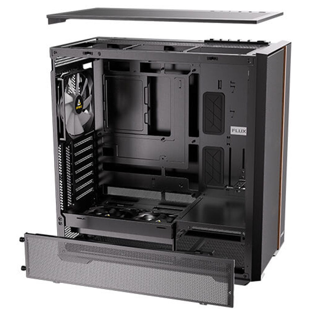 Antec FLUX REAR ARGB Gaming Mid Tower Case - Black