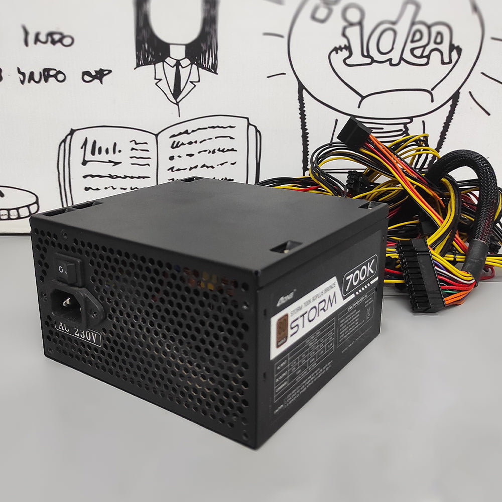 Aone STORM 700K 80 Plus Bronze Certified Power Supply 700W (Original Used)