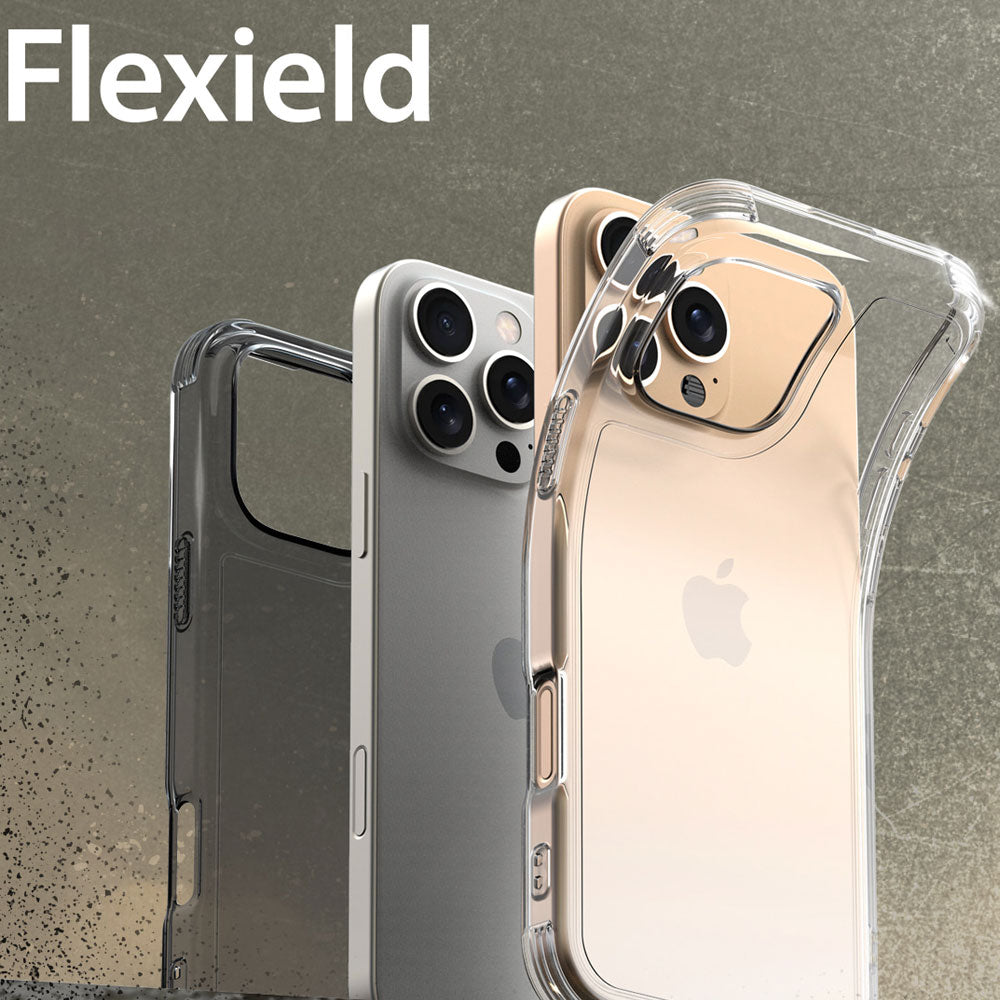 كفر موبايل ايفون 16 برو Flexield - شفاف