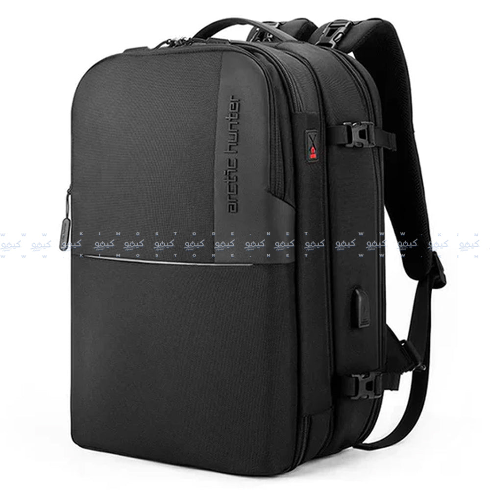 Arctic Hunter Laptop Backpack - Black