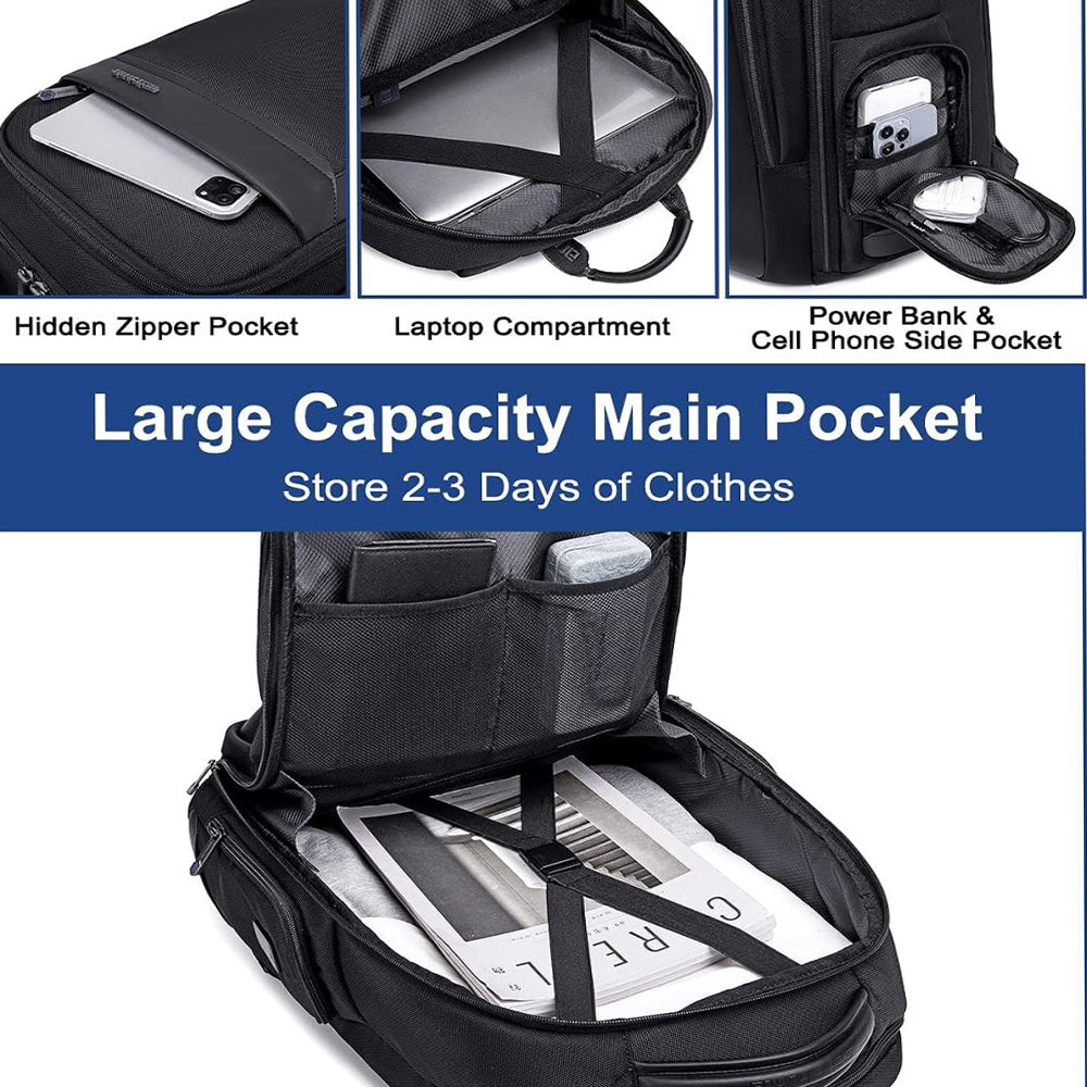 Arctic Hunter B00544 Laptop Backpack - Black