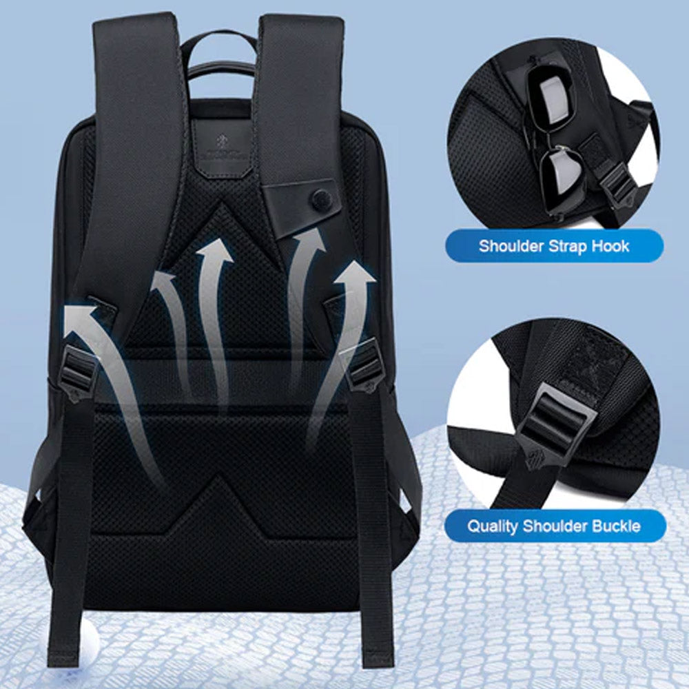 Arctic Hunter B00681 Laptop Backpack - Black