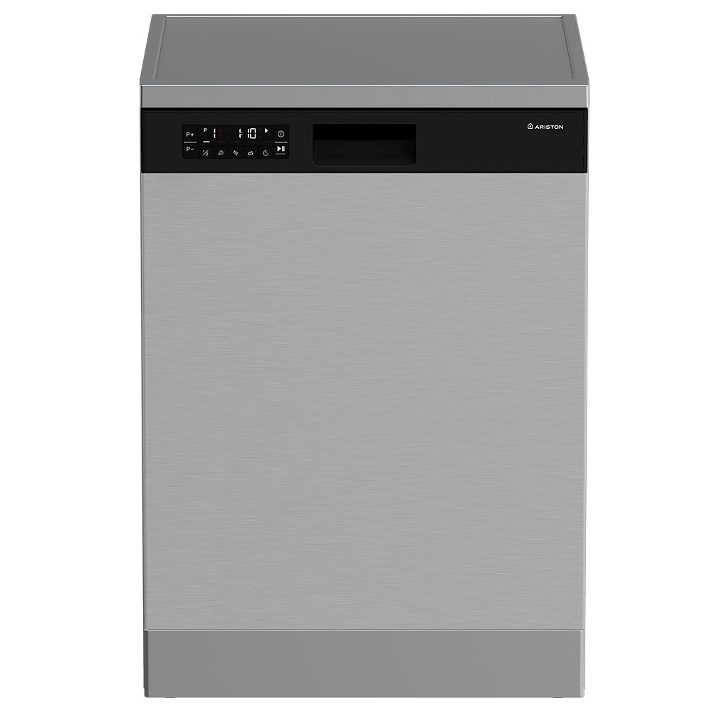 Ariston Free Standing Dishwasher DFN856XQ 15 Person 8 Program 60cm - Inox