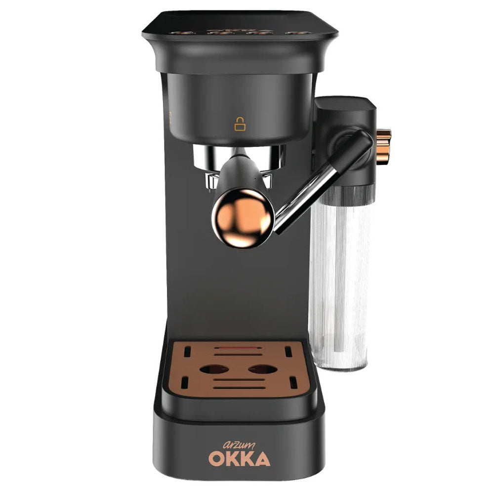 Arzum OKKA Barista Solo M Semi Automatic Espresso Coffee Maker OK0060-04 1400W - Black Copper