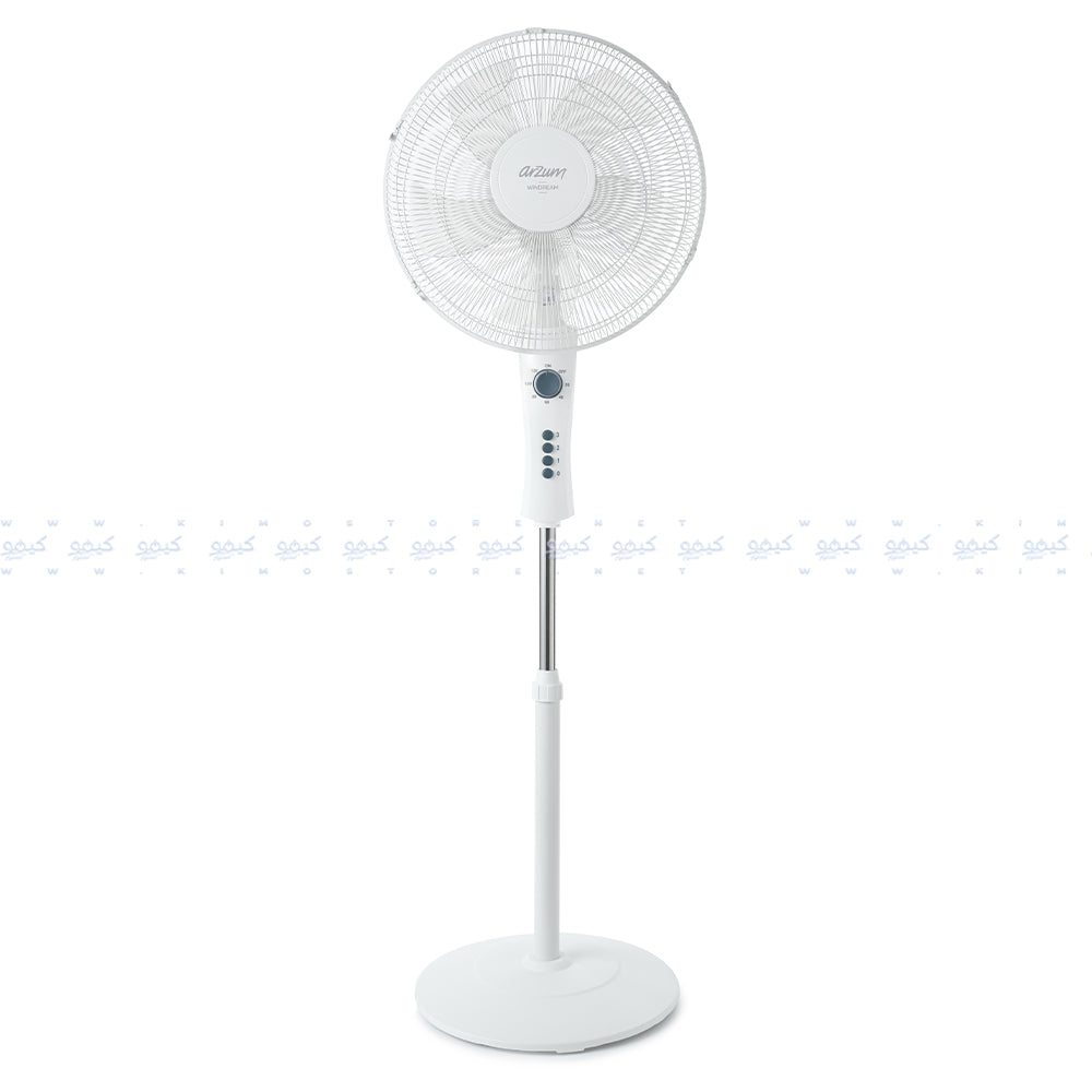 مروحة ستاند أرزوم أوكا 16 بوصة Windream AR070-02 - ابيض