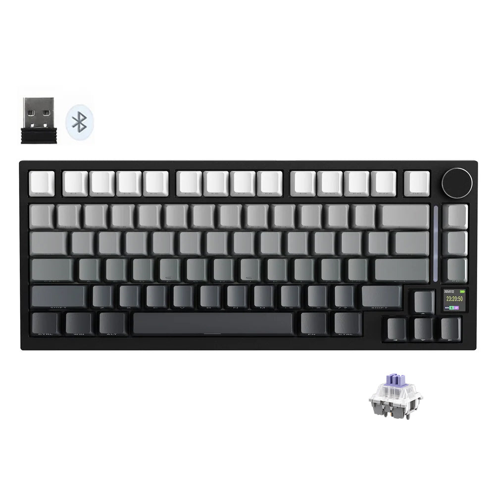 Attack Shark X820 Ultra Gift Switch Triple Mode Rechargeable Bluetooth Wireless & Wired RGB Gaming Keyboard English & Arabic