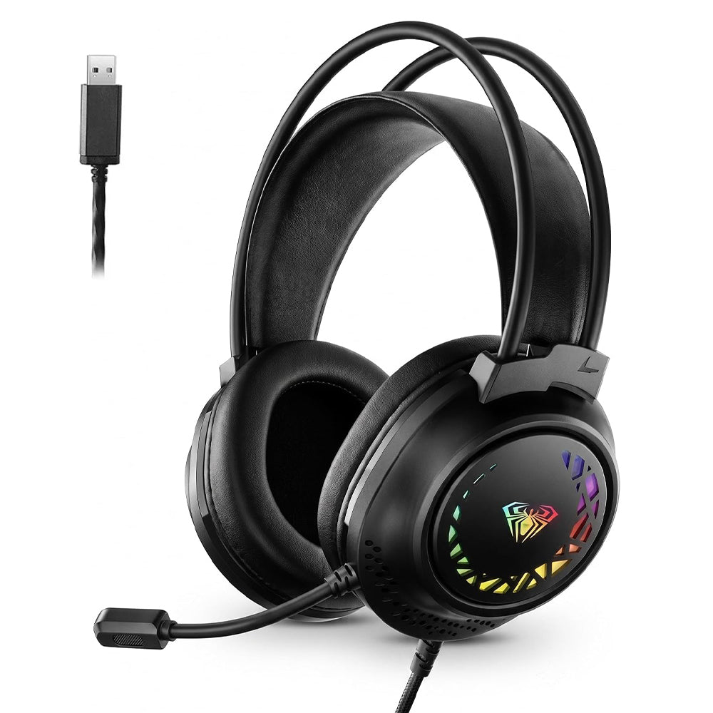 Aula S611 RGB Gaming Headset - Black