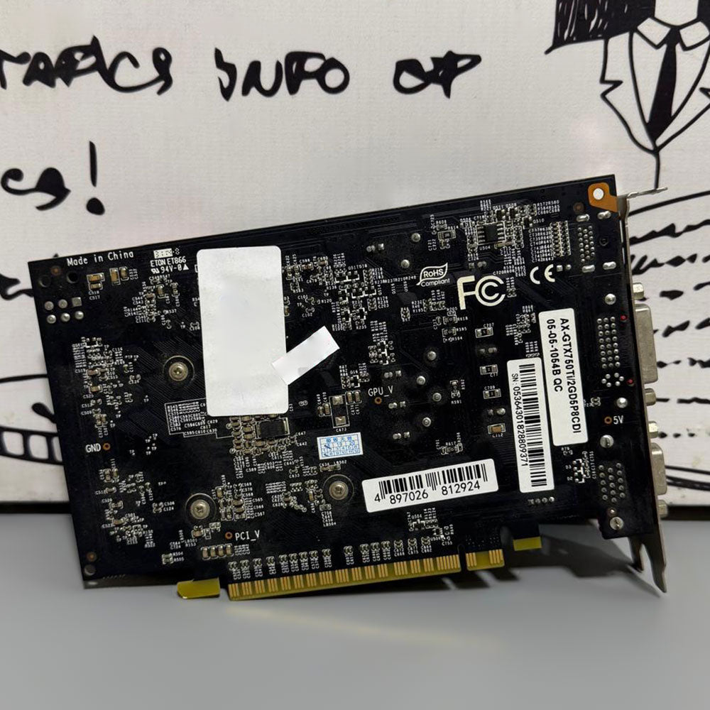 Axle GeForce GTX 750 Ti 2GB GDDR5 Graphics Card (Original Used)