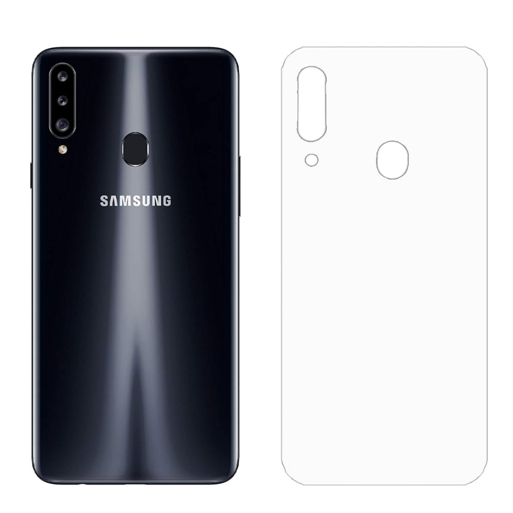 اسكرينة شاشة خلفية شفافة جيلاتين لموبايل سامسونج Galaxy A20s