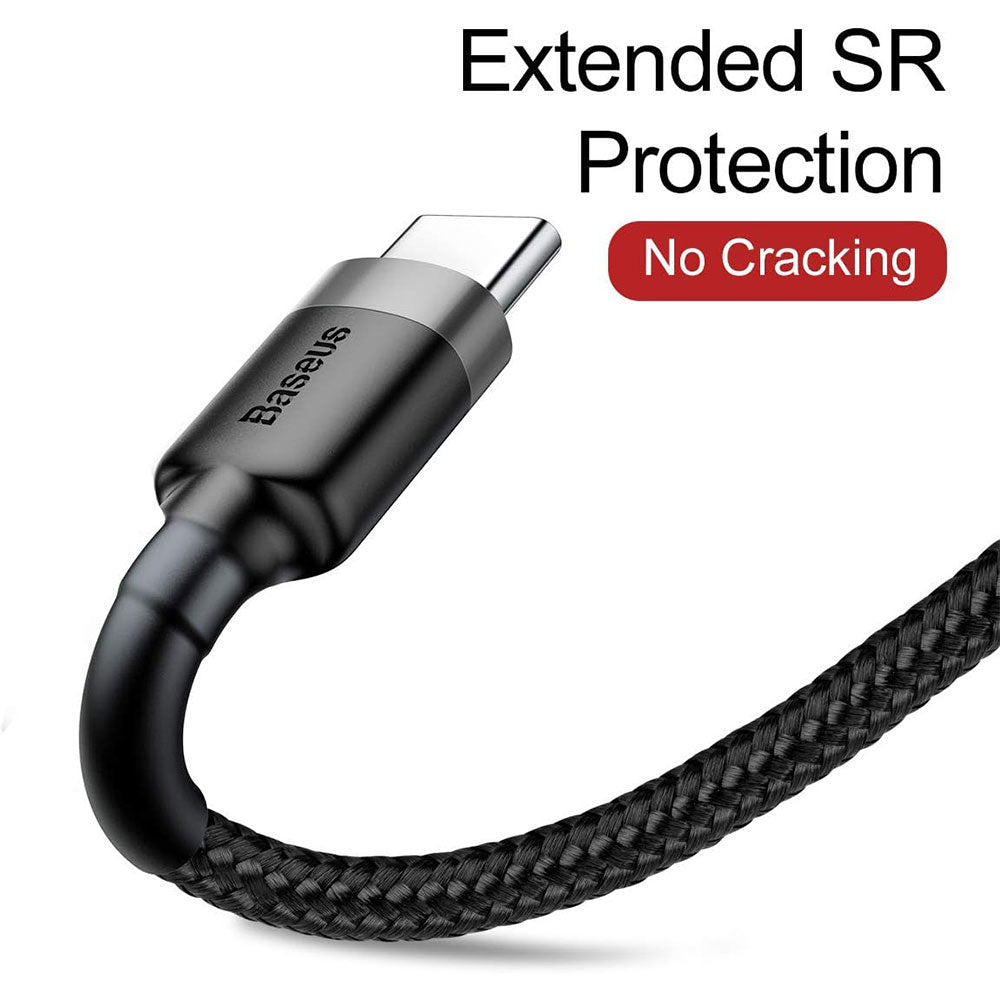 Baseus Cafule CATKLF-BG1 USB To Type-C Cable 3A Fast Charging 1m