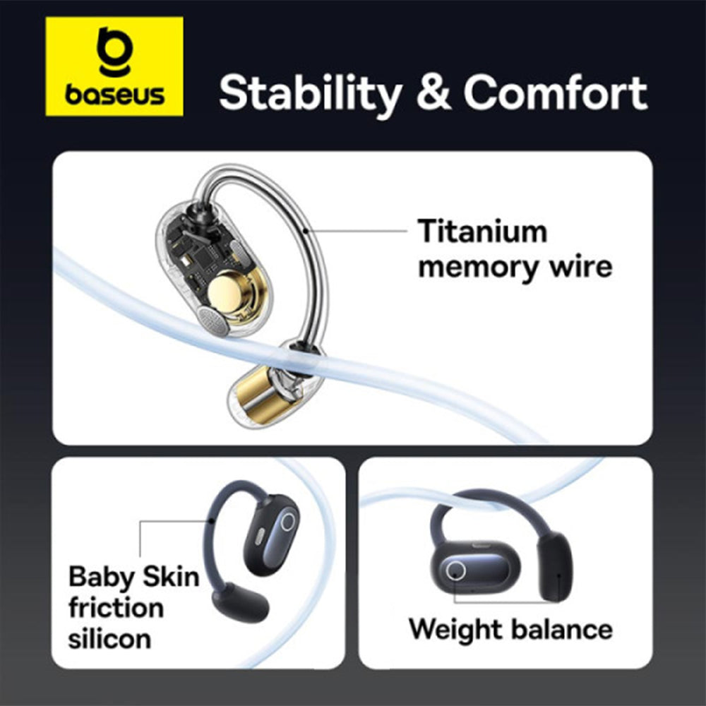 ايربادز باسيوس Eli Sport 1 Open-Ear TWS