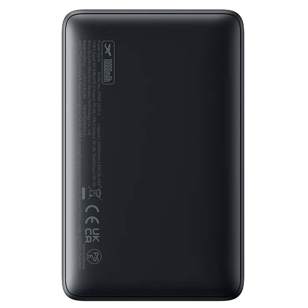 Baseus EnerFill FP11 PPAP-1015-2 Power Bank USB + Type-C 15W Fast Charging 10000mAh