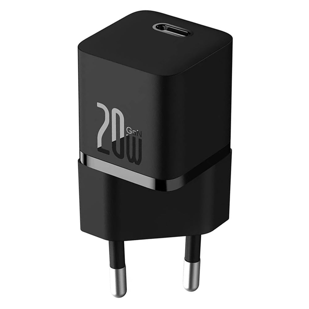 شاحن حائط باسيوس ميني بمنفذ تايب سي PD بقوة 20 وات شحن سريع GaN5 Series CCGAN20E5-M