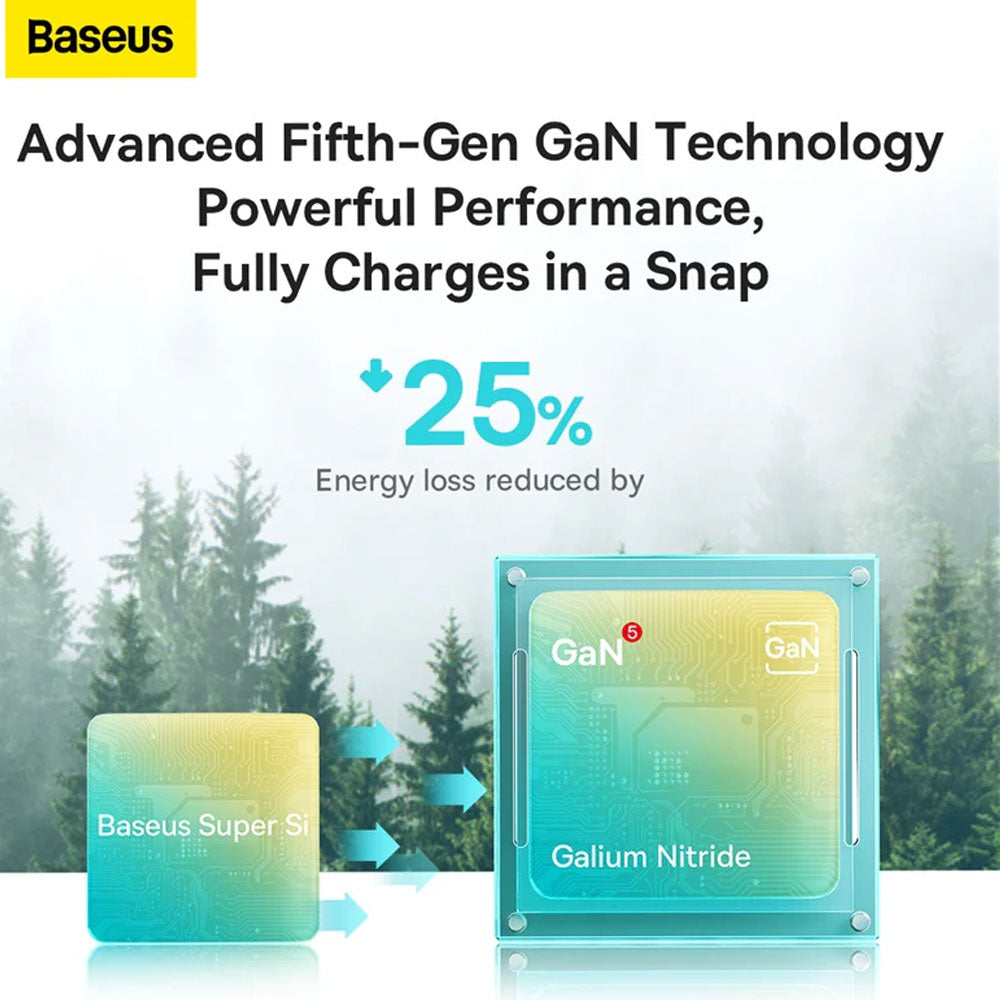 شاحن حائط باسيوس بمنفذ تايب سي