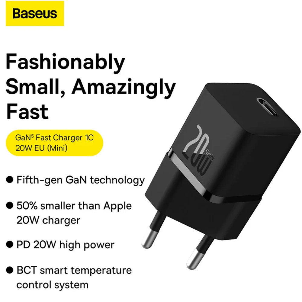 Baseus GaN5 Series CCGAN20E5-M Mini Wall Charger
