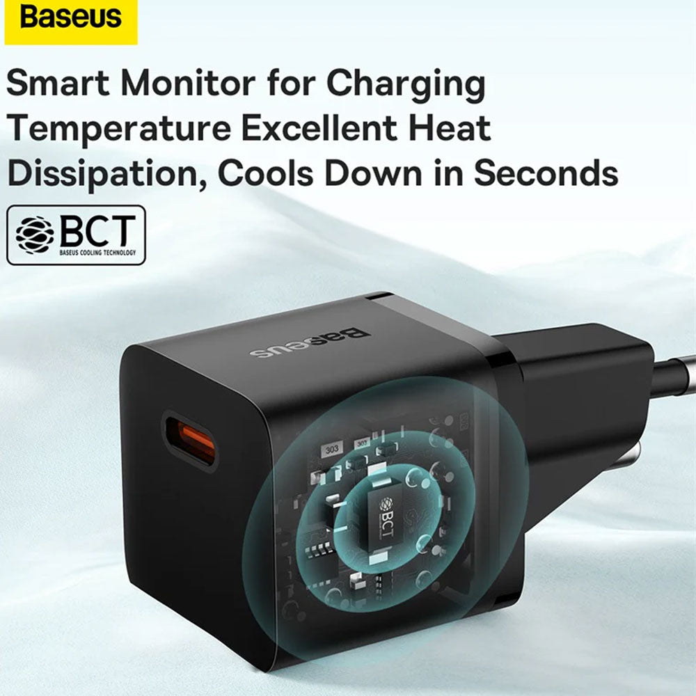 شاحن حائط باسيوس بمنفذ تايب سي بقوة 20 وات