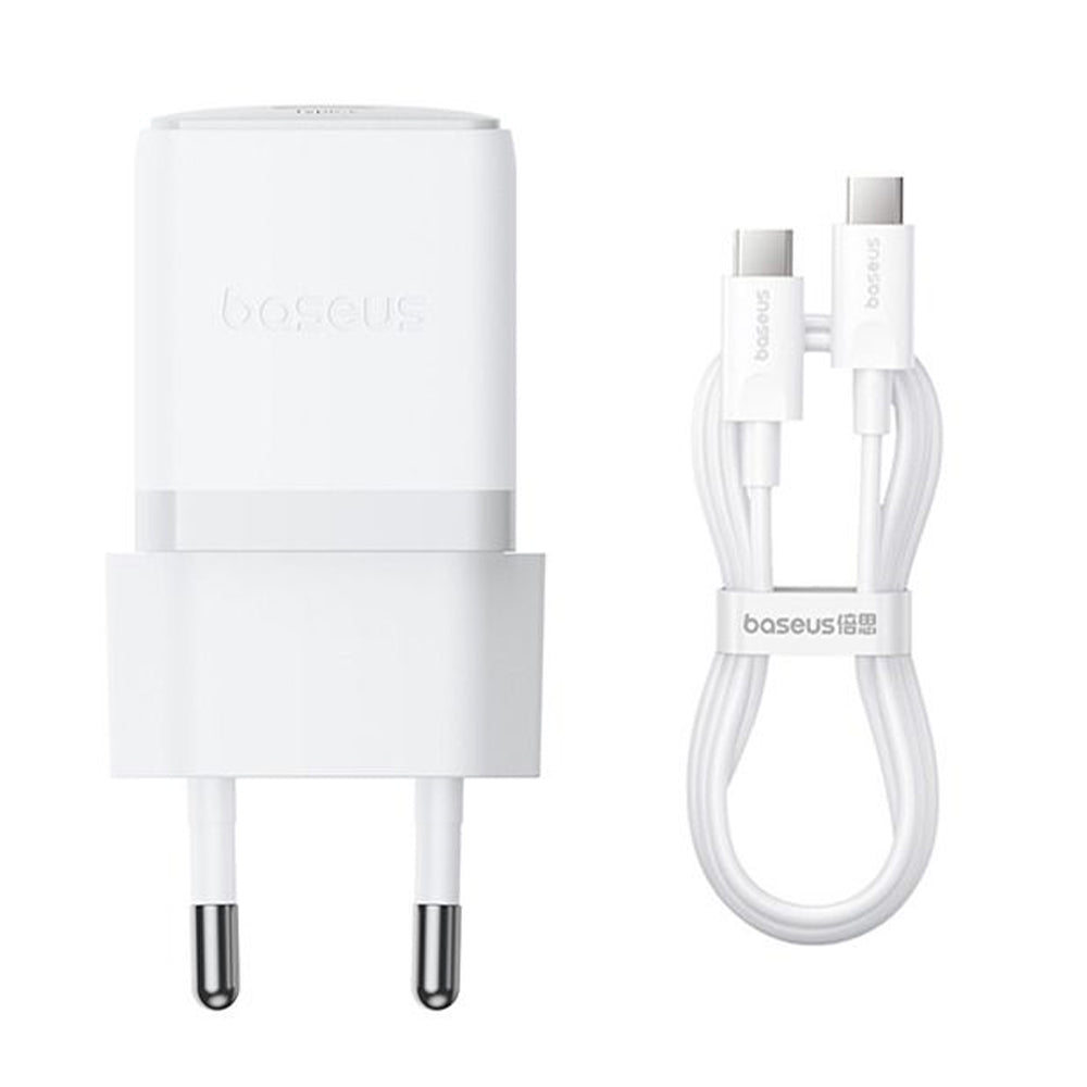 Baseus Palm CCZC30CE Mini Wall Charger PD Type-C + Type-C Cable 30W Fast Charging