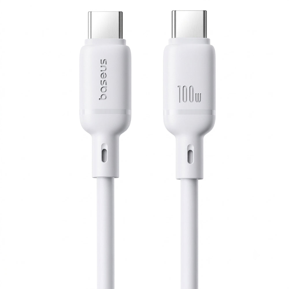 Baseus Silky CB000114 Type-C To Type-C Cable 100W Fast Charging 1m - White