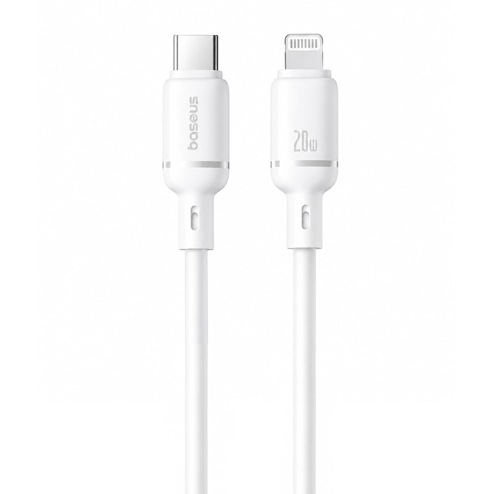 Baseus Silky CB000116 Type-C To Lightning Cable 20W Fast Charging 1m - White