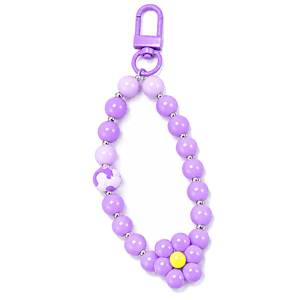 Beaded Mobile Lanyard - Colorful