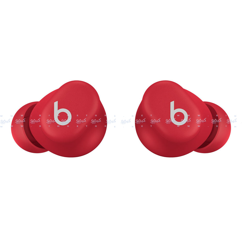 ايربادز بيتس Solo Buds MUW03LL/A True Wireless - احمر شفاف