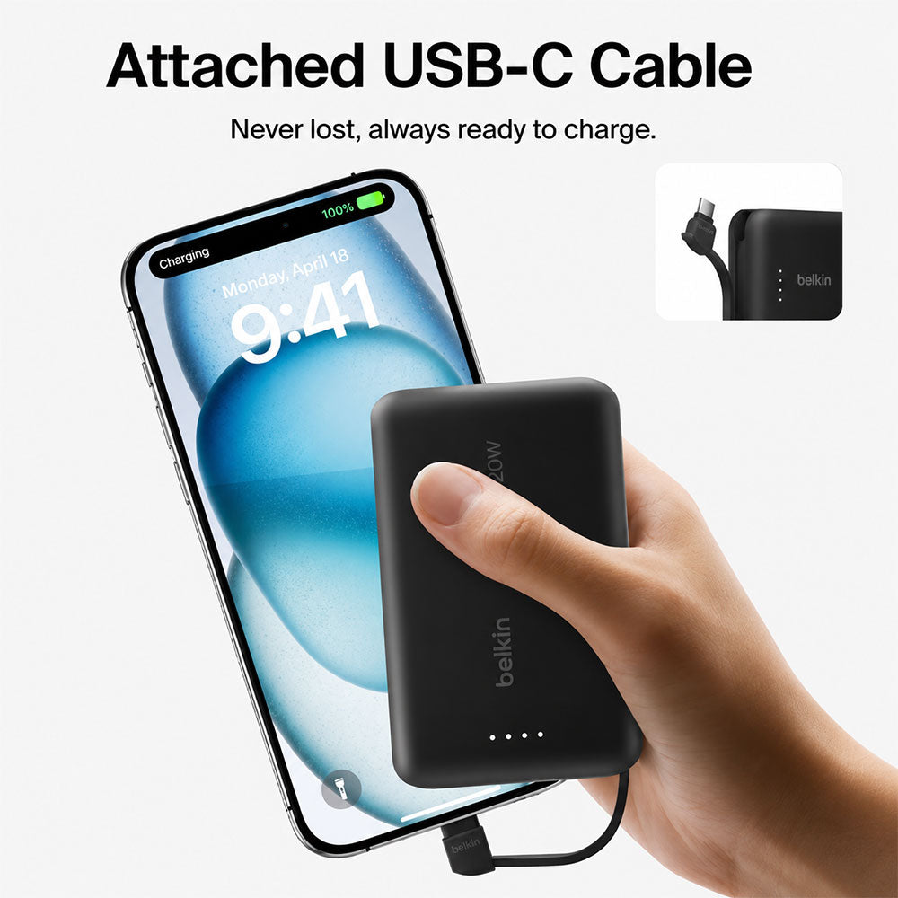 Belkin BoostCharge BPB021 Power Bank Type-C 20W Fast Charging 10000mAh