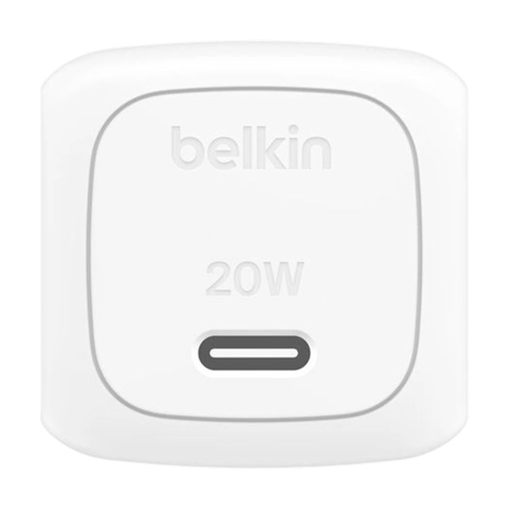 Belkin BoostCharge WCA009KQV3 Wall Charger Type-C 20W Fast Charging - White