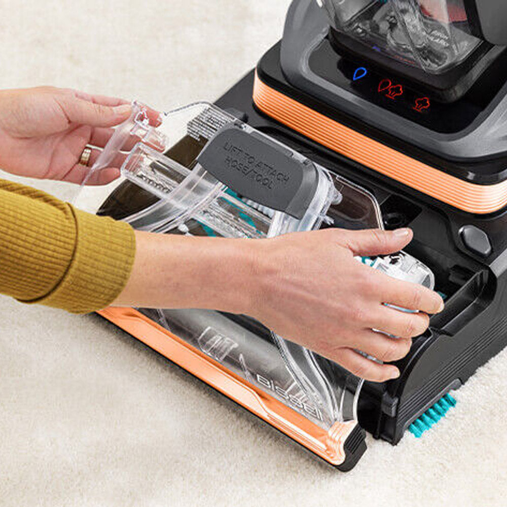 مكنسة غسيل السجاد والمفروشات بيسيل 1249 وات Revolution HydroSteam 3672E