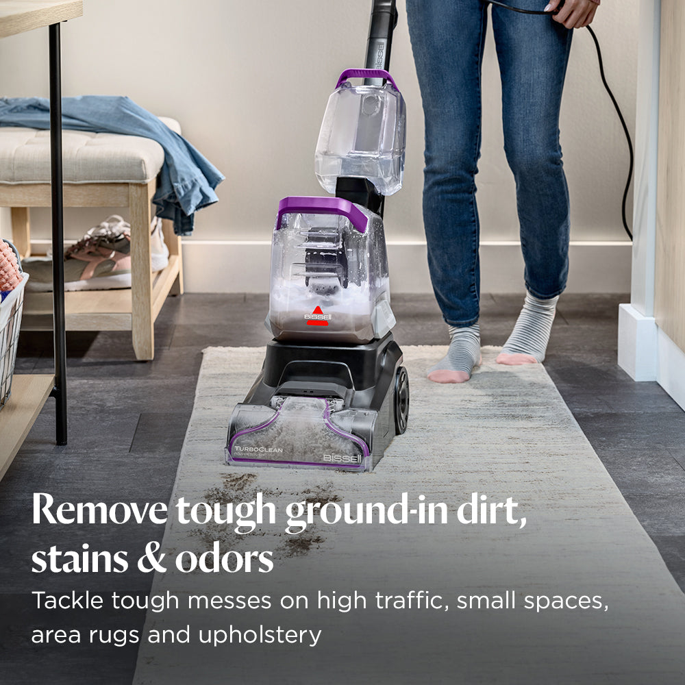 مكنسة تنظيف السجاد والمفروشات بيسيل 600 وات TurboClean PowerBrush 4058K