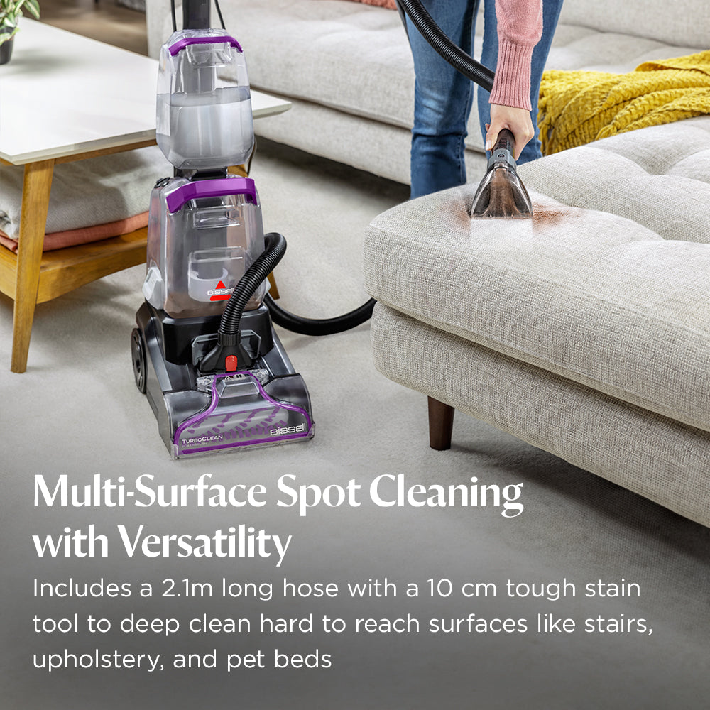 مكنسة تنظيف السجاد والمفروشات بيسيل 600 وات TurboClean PowerBrush 4058K